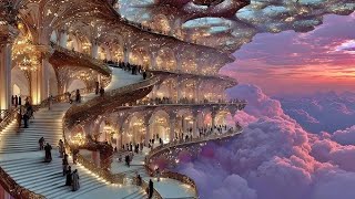 Enter the Heavenly Temples 👑A 4K Fantasy Voyage Through Celestial Palaces & Realms of Light 