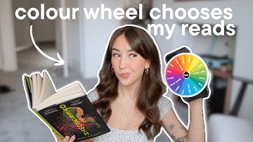 colour wheel picks my reads for the week📖🌈 reading vlog!