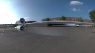 uWing Virtual Reality test render