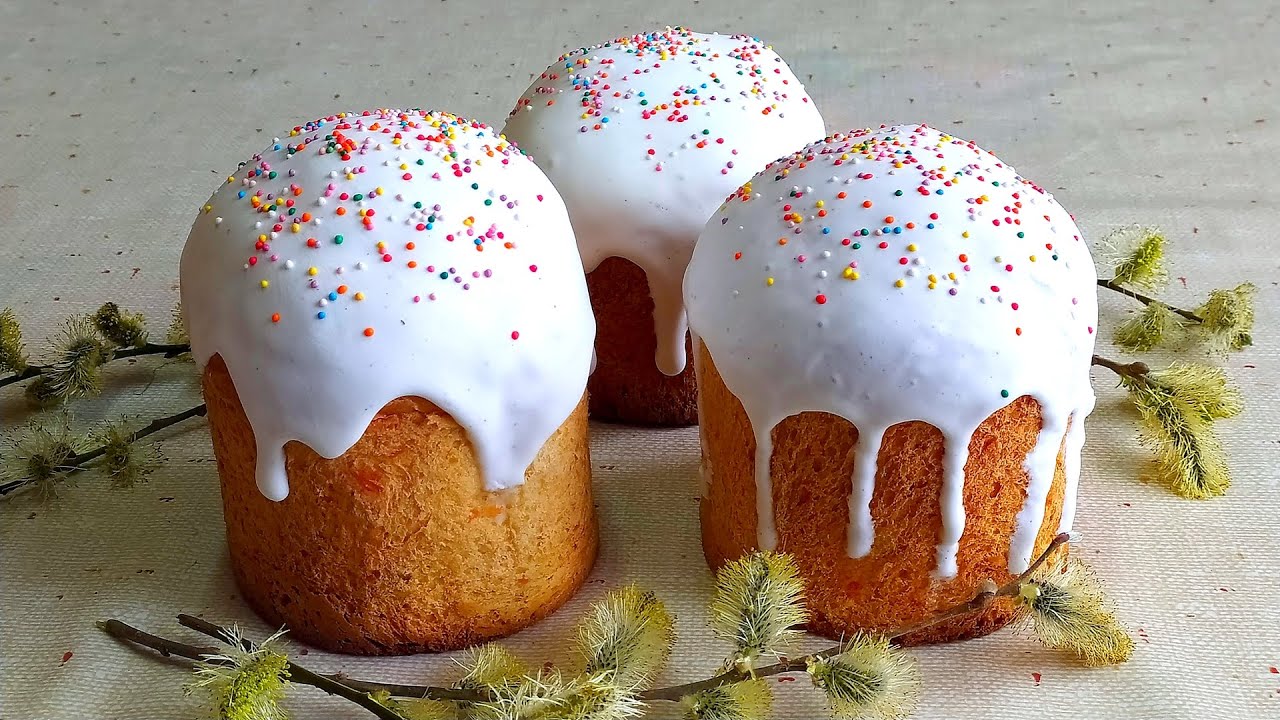 Мягкий, пышный ПАСХАЛЬНЫЙ КУЛИЧ без яиц! Пасха-2022