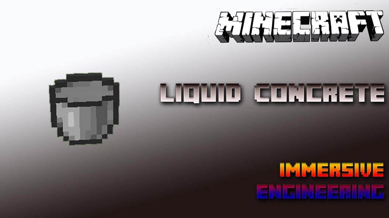 Liquid Concrete 🔧 Immersive Engineering Tutorial 1.15 🔧 Deutsch
