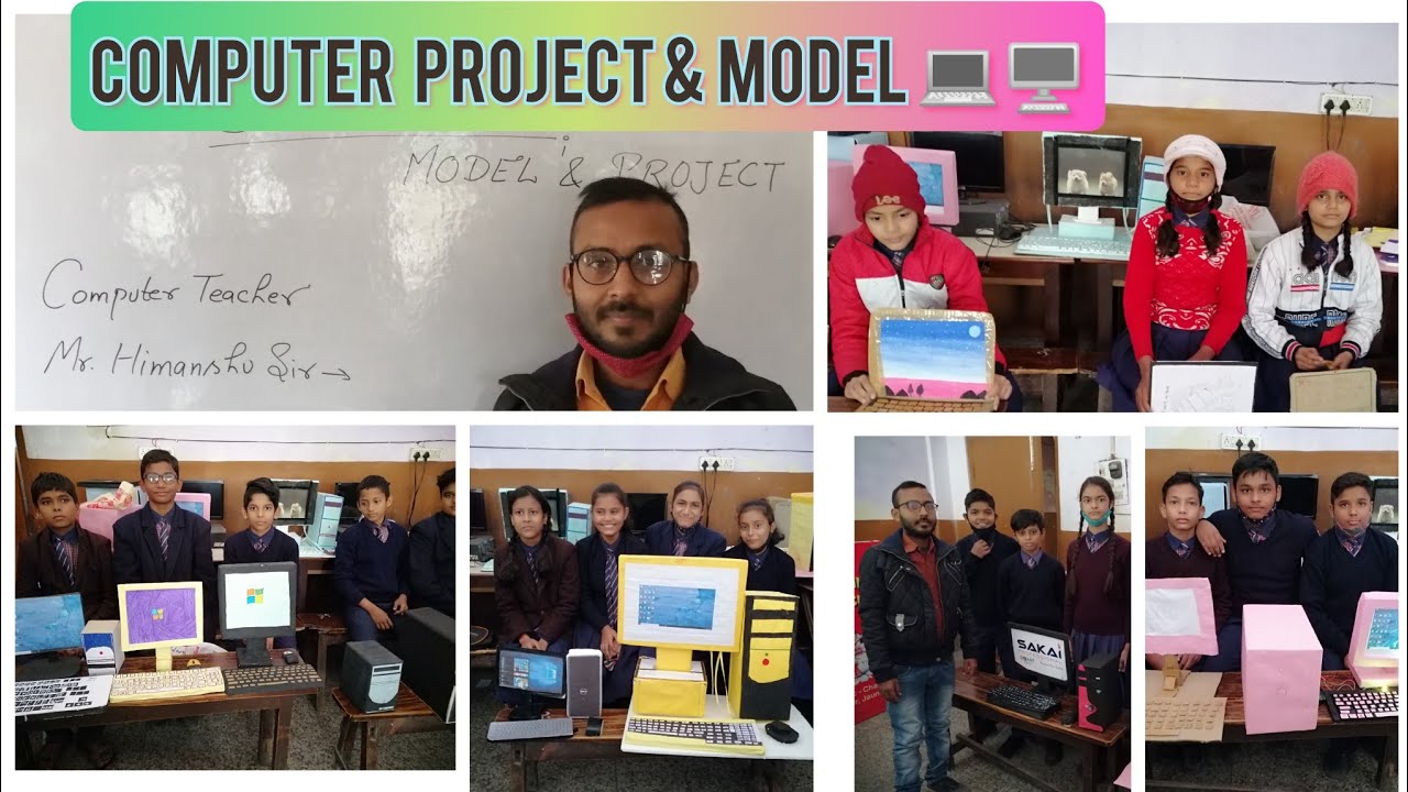 Computer Project In Modals Computer 🖥 #Model and #Project made by students 💖Part - 2 - YouTube