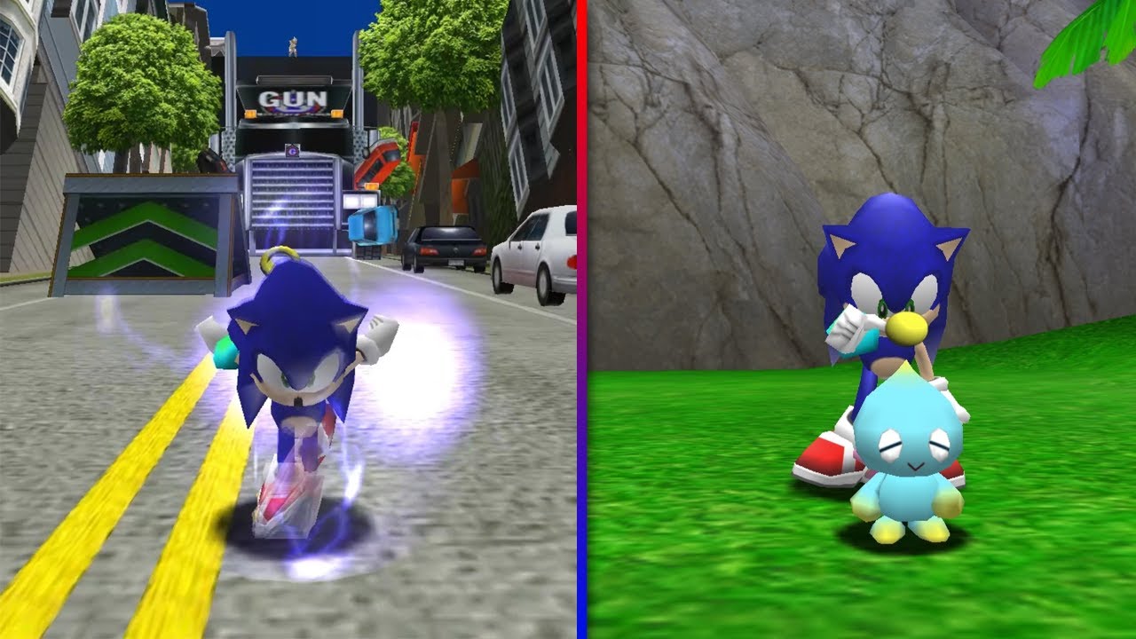 sonic adventure 2 stages in sadx, sonic adventure 2 battle, sonic...