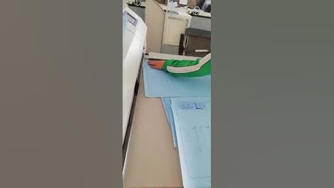 Video of blueprint AO folding machine