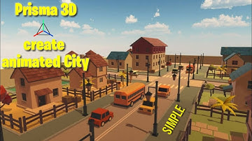 Mini village creating prisma 3D video