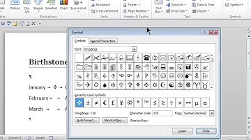 How to Put Bullets Between Words : MS Word Skills