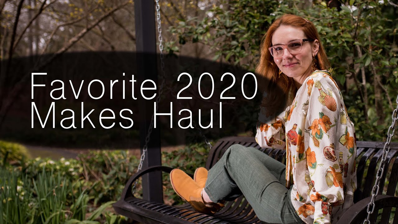 Favorite 2020 Makes Haul | Favorite Sewing Patterns | Blouses, Dresses, Coats, and Skirts