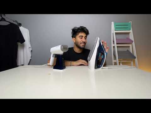 تجربه مكواة تيفال البخار المحمولة لاول مره