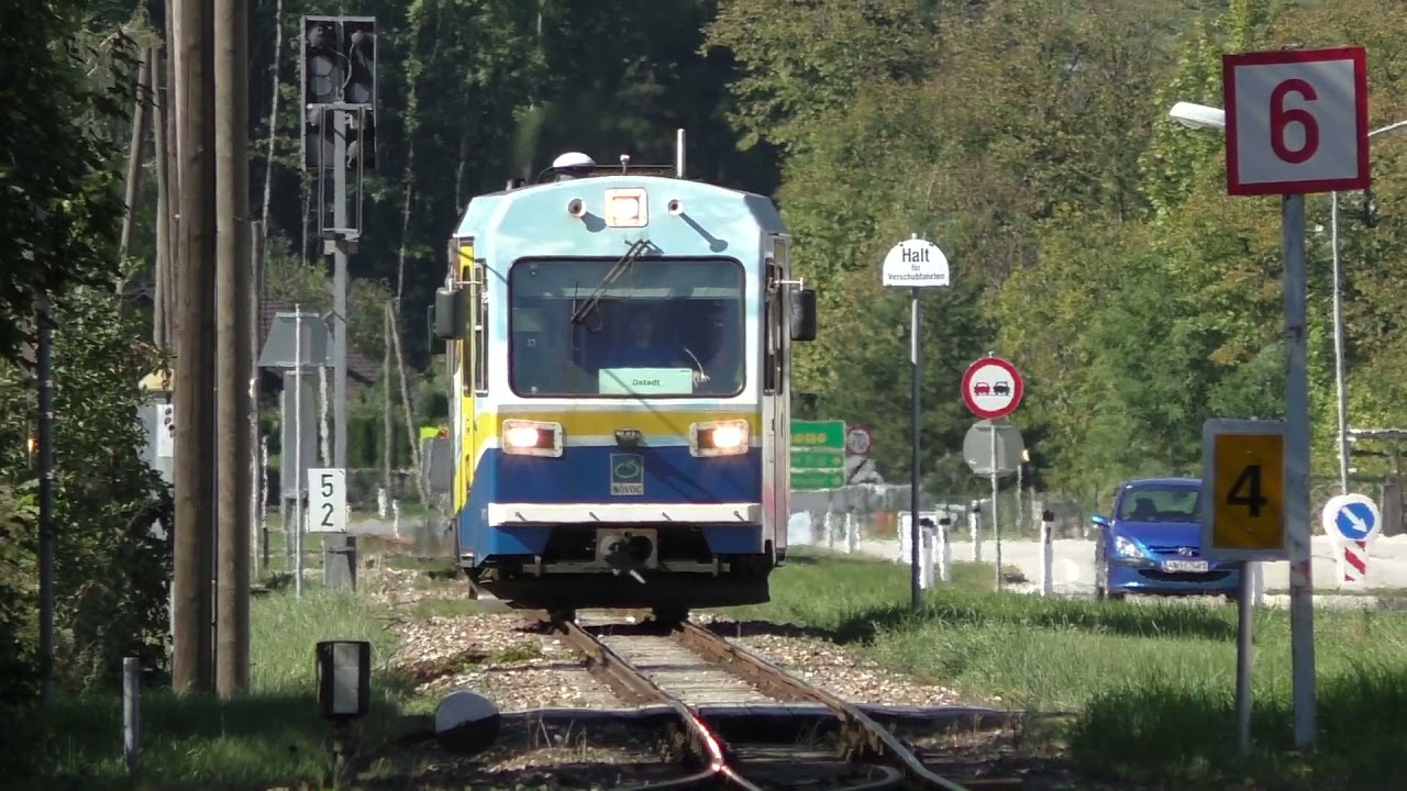 Ybbstalbahn zwischen Waidhofen und Gstadt im Herbst 2019