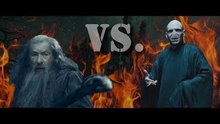 Gandalf vs. Lord Voldemort - Epic Duel