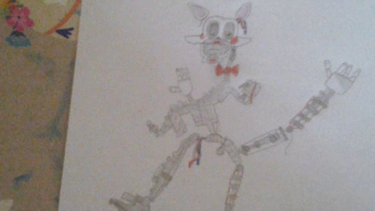 My Crap Drawing of Mangle - FNaF 2 - YouTube