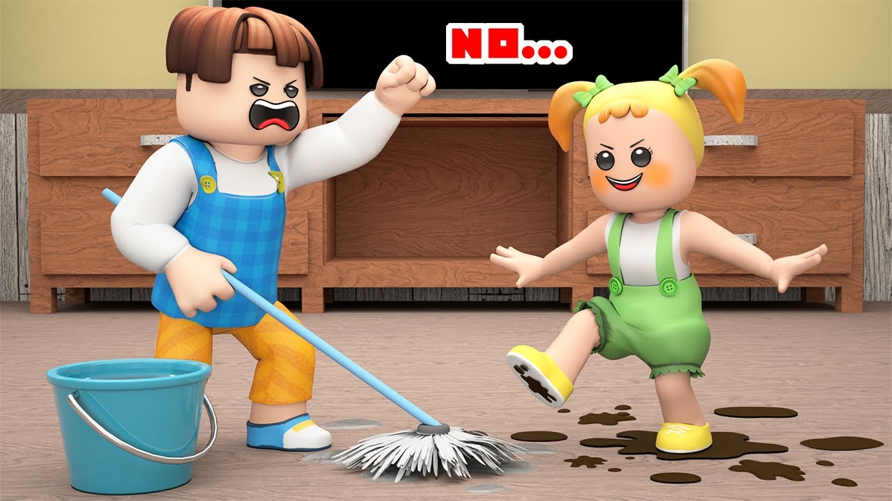 ROBLOX Брукхейвен 🏡RP: Неудачливый брат и золотая сестра | Roblox Knight