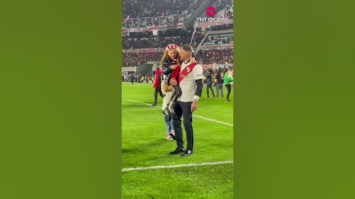 El tierno festejo de #Demichelis con su hija en la celebración de #River Campeón 🫶#LPFxTNTSports