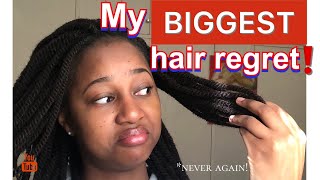 Hair Review: Crochet braids//This is WHY I'm never doing them again// Zizo Chuma