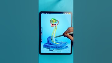 Drawing Gary De’Snake from Zootopia 2! 🐍