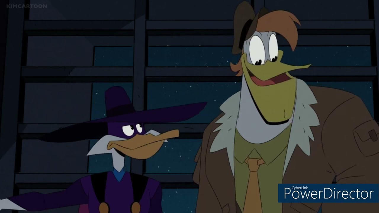 Drake Mallard (Darkwing Duck) and Launchpad - (singing the Darkwing Duck theme song)