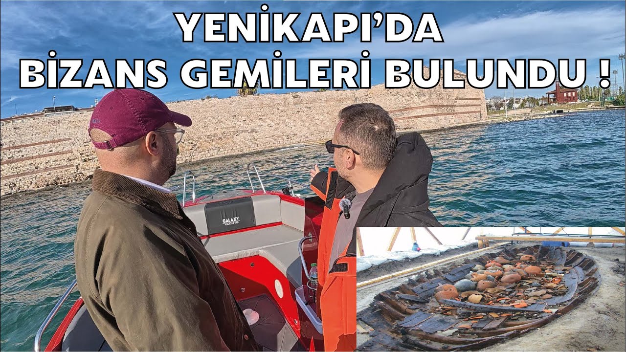 İSTANBUL-YENİKAPI'DA 37 ADET BİZANS GEMİSİ BULUNDU !GEMİLER  TESTİ DOLU! YOK BÖYLE KOLEKSİYON!
