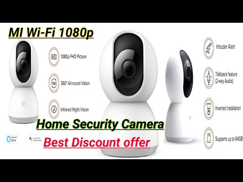Home Security MI Wi-Fi 1080p Full HD 360° Viewing Area Smart Security Camera
