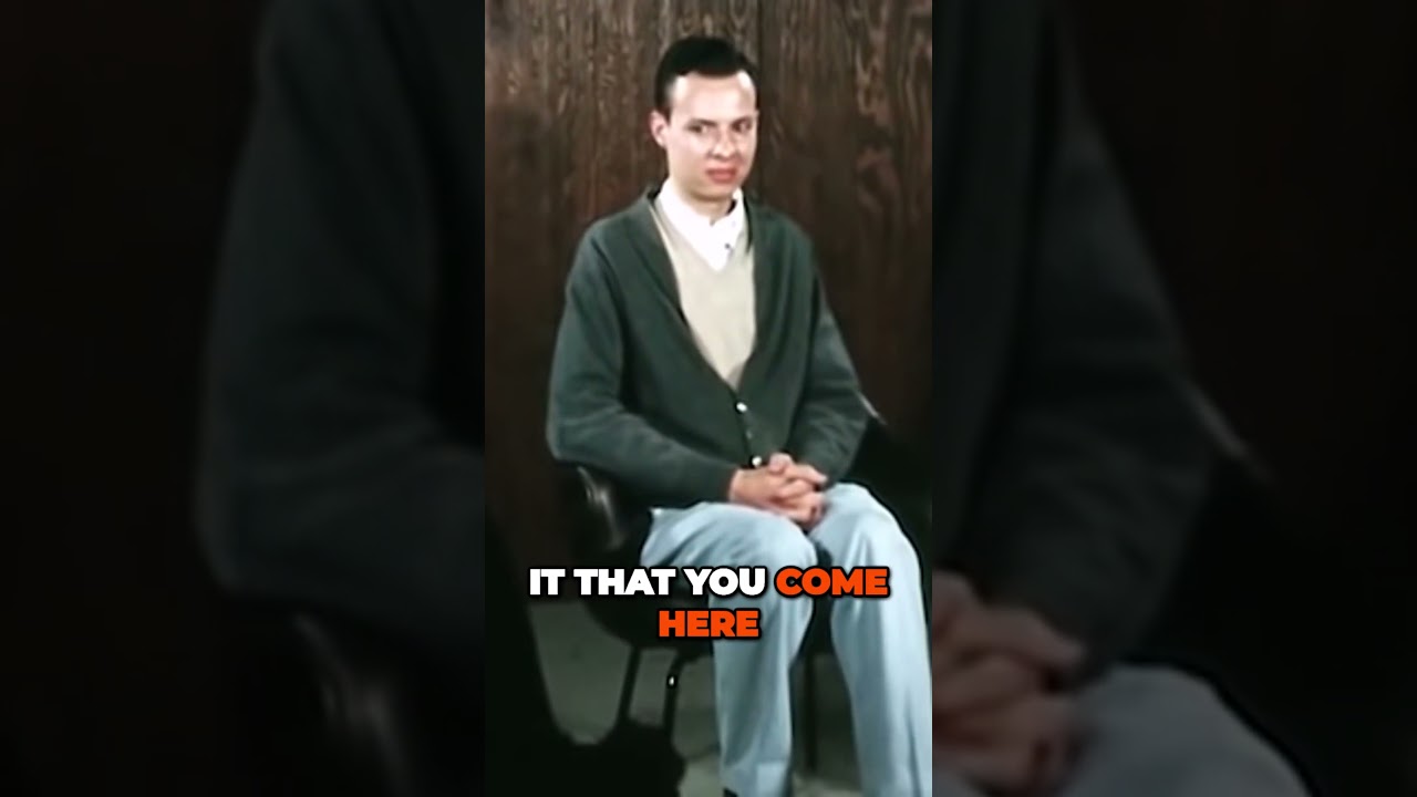 Person in 1961 with Catatonic Schizophrenicia is asked how he got here 