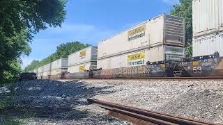 Alabama: NS stack train at Long Island.