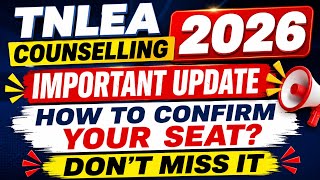 TNLEA COUNSELLING 2026 | Sports Quotas Counselling Update | How to fill the willingness form?|