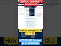 CENTRAL UNIVERSITY JHARKHAND 🚨🚨 NO UPDATE 🤫 How to contact 😱🚨 #ncet #itep #admission #ncet2026 #cuet