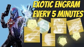 Destiny - How To Get Exotic Engrams Fast, EVERY 5 MINUTES!
