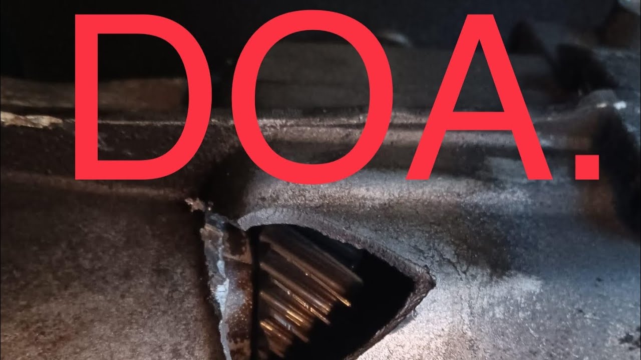 Fixing a bmw transmission with a hole in the case YouTube