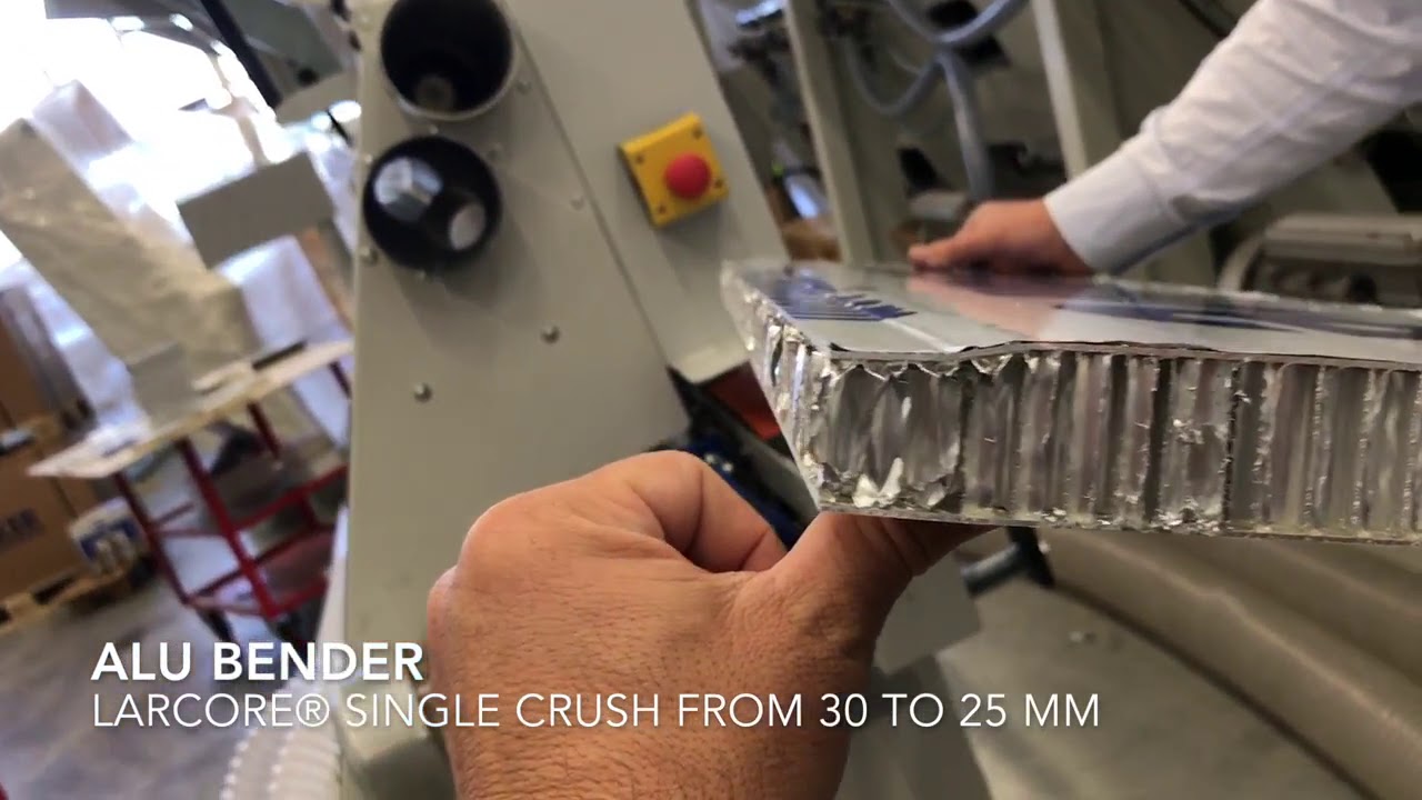 Alu Bender Larcore® crushing unit