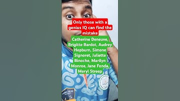 Only those with a genius IQ can find the mistake #shorts #find #iqtest