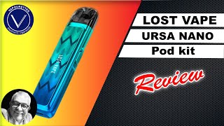 Lost Vape Ursa Nano vape pod mod review. Straight forward effective pod mod.