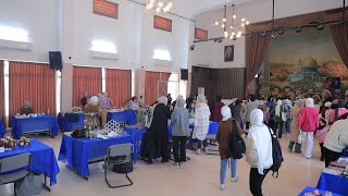 اطلاق فعاليات بازار (shop & stop) في مدرسة العدوية الثانوية بطولكرم