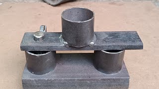 The New Discovery Of A Homemade iron Bending Tool That is Rarely Known By Welders / DIY Tool Project