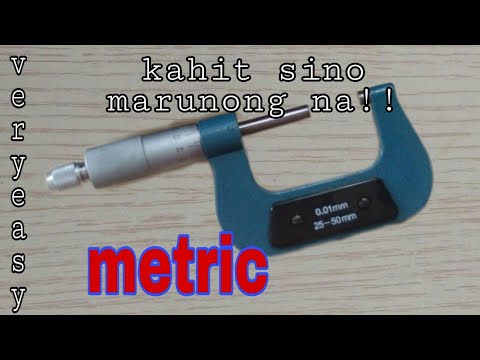 Paano basahin ang micrometer caliper | how to read micrometer caliper in metric for beginners guide