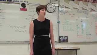 Alli Meyer at Regional Solo/Small Ensemble Festival - April 5, 2014