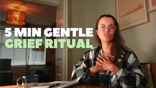 5 minute grief check-in Gentle guided ritual for busy days