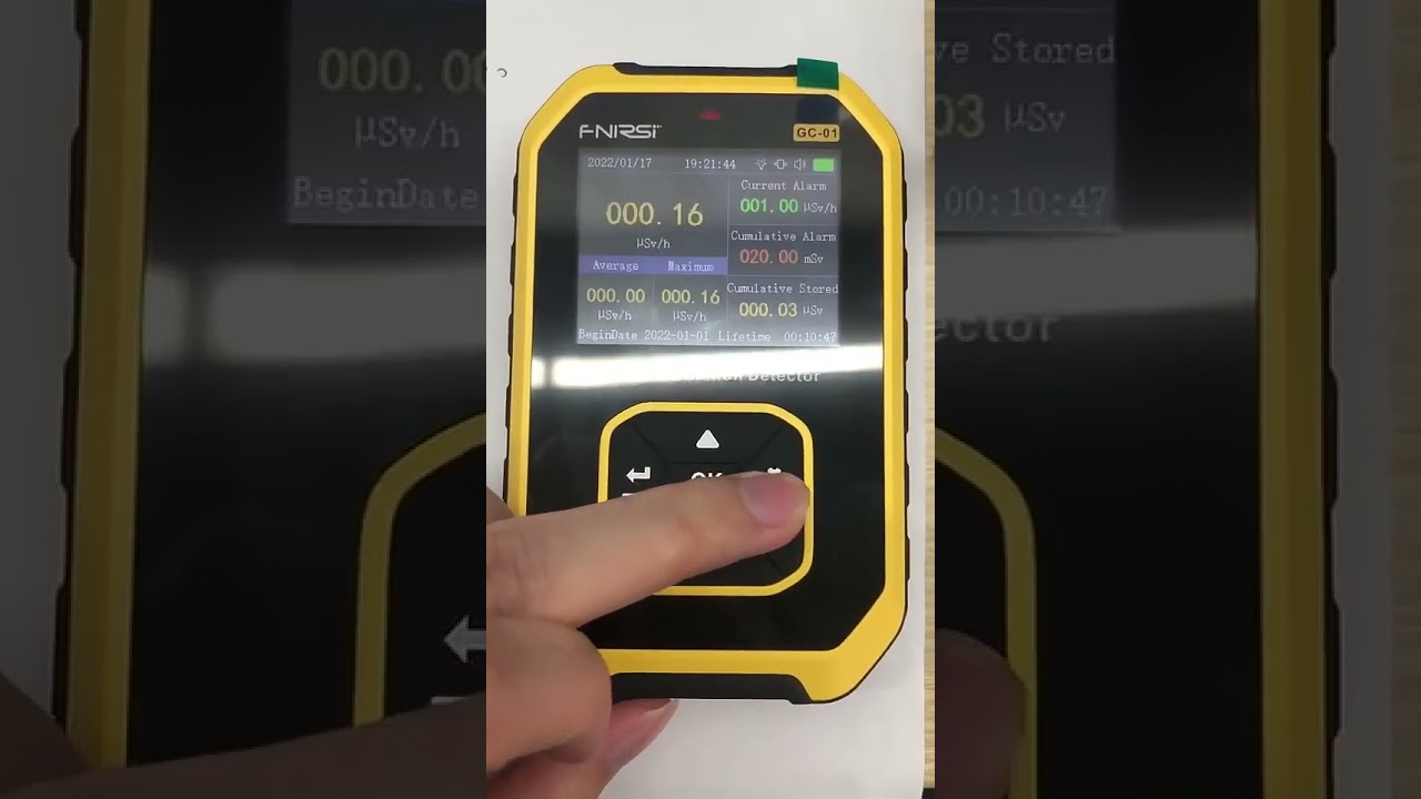 Potable Chargeable X-ray Gamma-ray Beta-ray Detector Geiger Counter Nuclear Radiation Detector