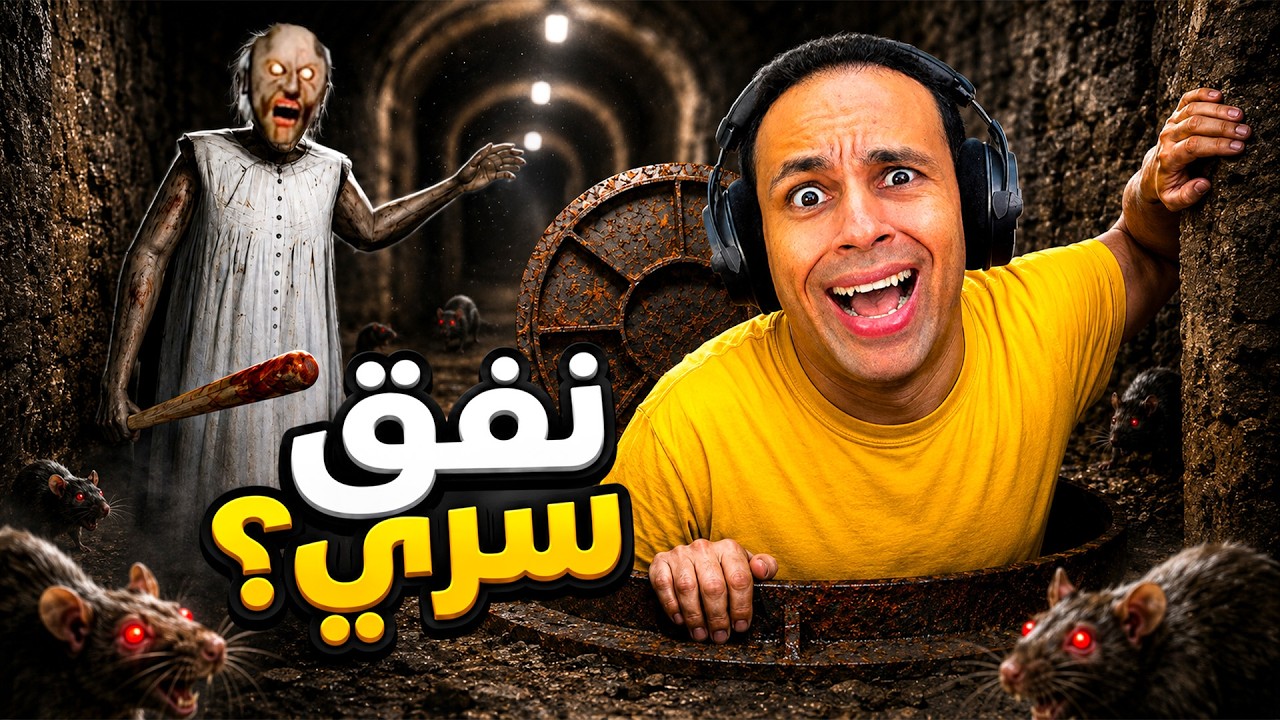 الهروب من الجدة الشريرة جراني عن طريق نفق سرى | Granny !! 😢