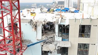 Closer look at Midtown Atlanta crane collapse damage