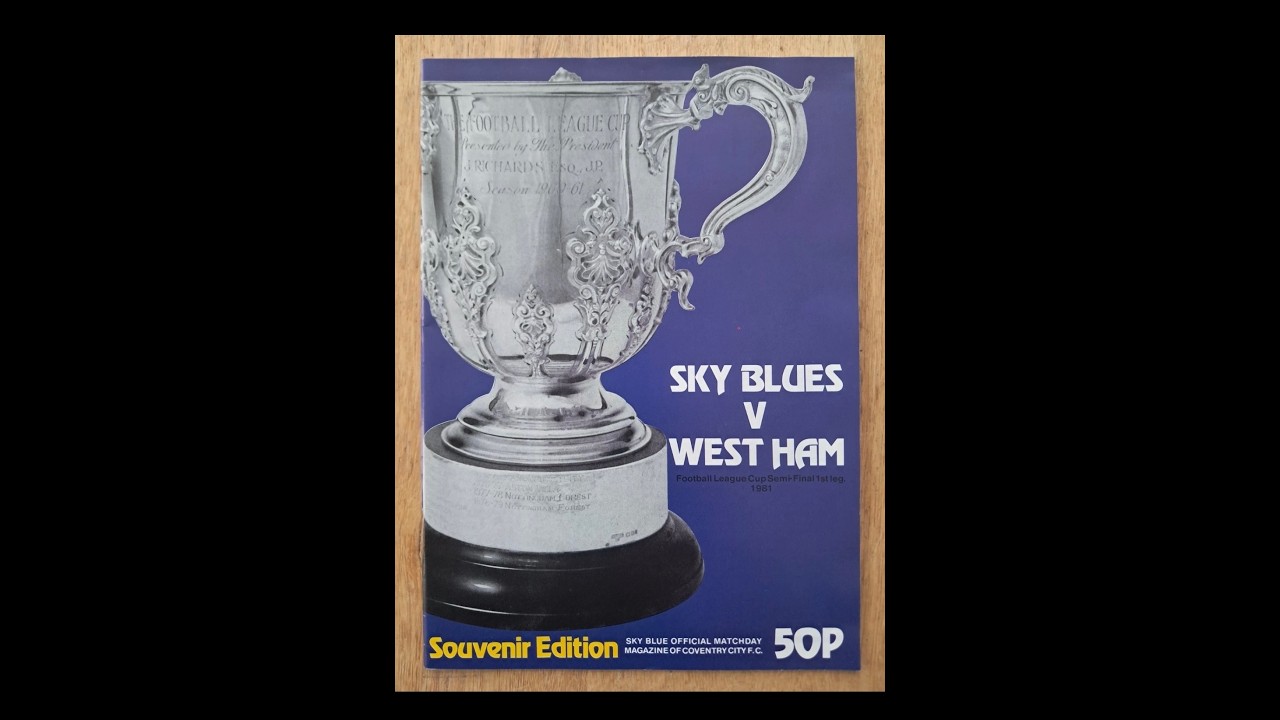 19810127 Coventry City 3 : 2 West Ham United - League Cup - Semi Final (1st Leg) - Goals