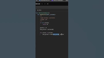 Best Time To Buy & Sell Stock - Coding Interview Question #softwareengineer  #codinginterview #algo