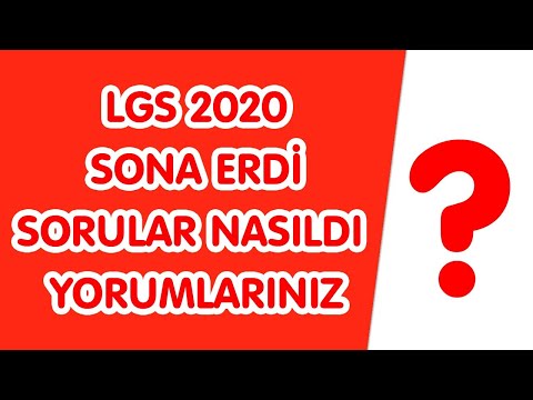 LGS 2020 Sona