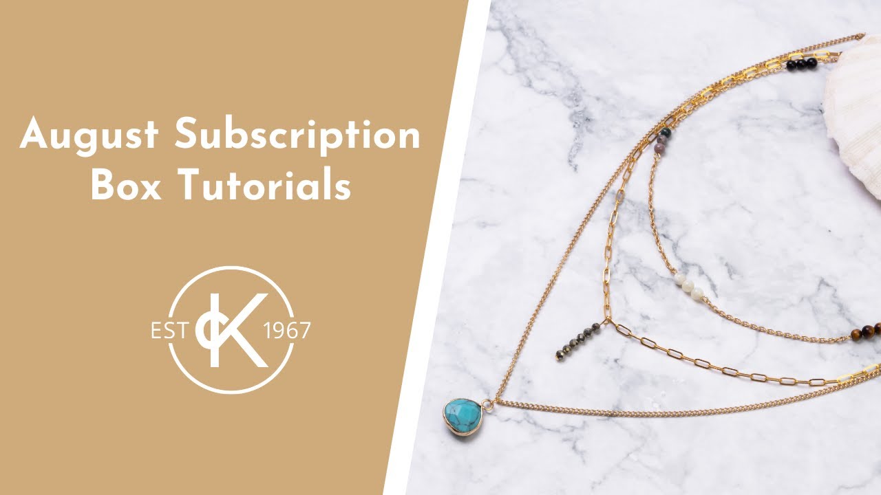 August Subscription Box Tutorials
