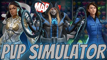 Marvel Puzzle Quest: PVP SIMULATOR EASY 50 WINS TEAM 5-STAR OMEGA RED | MELINDA MAY | VALKYRIE