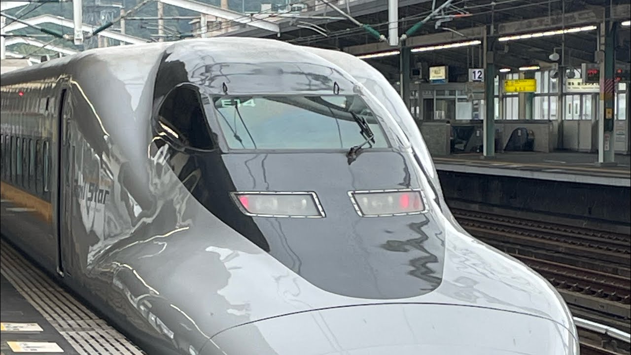 偶然！ワンピース新幹線が来ました　後編　レールスターこだま号に乗りました　#レールスター #新幹線 #700系 