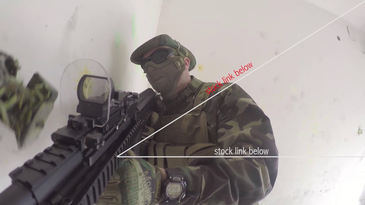 Airsoft Team Rush - STOCK FOOTAGE - STOCK VIDEO stock video green screen