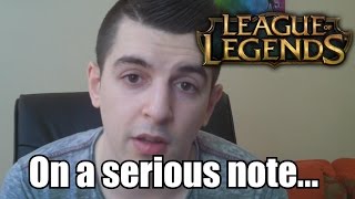 On A Serious Note...