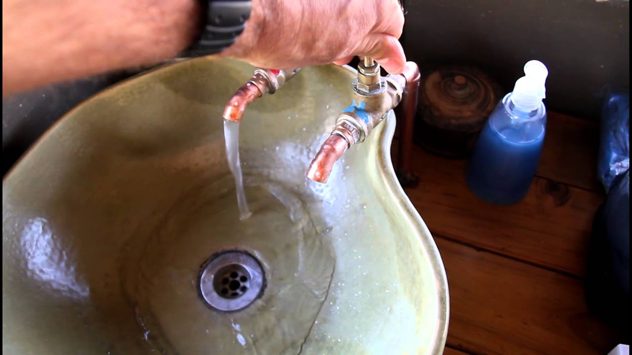 Noisy hot water faucet in our African cabin YouTube