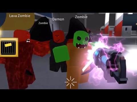 Roblox Zombie Attack Solo Gameplay 19 Gas Station Exotic - roblox zombie attack solo gameplay 19 gas station exotic gatling minigun laser