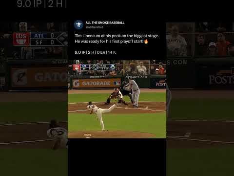 Tim Lincecum was NASTY in his Playoff Debut